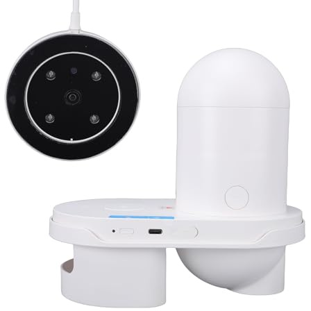 Denash Mangiatoia Automatica per Pesci, Distributore di Cibo per Pesci WiFi con Telecamera HD 2.5K con Timer di Controllo App, per Acquario