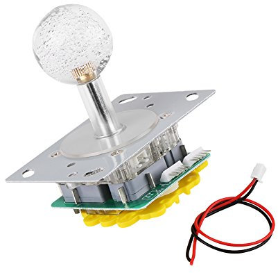 LED Joystick lumineux coloré commutable De 4 à 8 voies Opération pour Arcade Game DIY