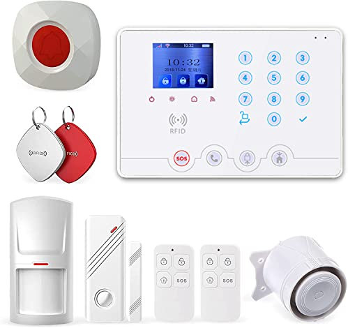 Wolf Guard W4Q WiFi 4G kit sistema di allarme di sicurezza domestica senza fili con campanello (W4Q-ML)