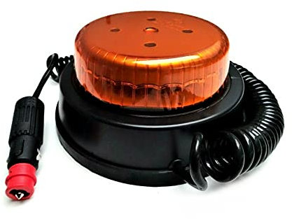 MelTruck® LED Rundumleuchte Warnleuchte Rotation 12V 24V Magnet für PKW LKW Traktor E9