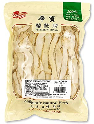 Natural Dried Healthy Polygonatum Odoratum Yuzhu 玉竹 玉竹片 12oz