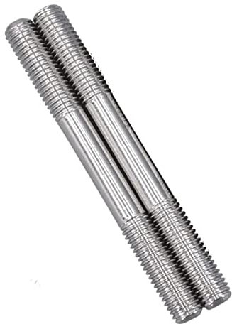 Perno prisionero de acero inoxidable 2PCS, tornillo de plomo, diámetro de rosca 14 mm, longitud total 50-100 mm,M14*65mm