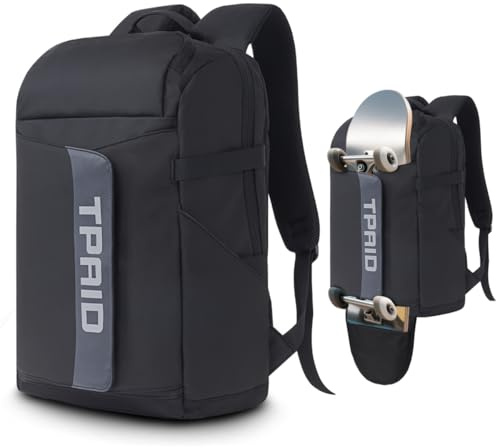 TPAID Skateboard Backpacks With Adjustable Shoulder Strap, Laptop Backpack for Men and Wmen, Street Trend Skate Carry Bags