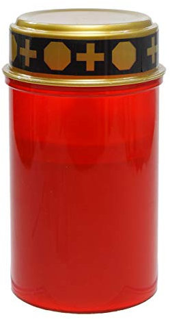 Josenidny - Vela de tumba, para lámparas solares, tumbas de cementerio, con iluminación LED, luz de tumba varios viento