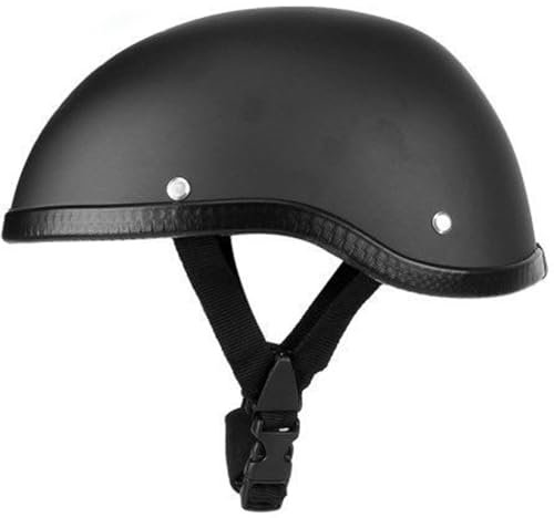 Retro Halbschalenhelm ECE-Zulassung Halbhelme Motorradhelm Damen Und Herren Erwachsene Jet-Helm Mit Schnellverschluss-Schnalle Für Cruiser Scooter ATV E-Bike 5,54CM-62CM