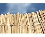 Mugar- Valla de Bambú Natural para Ocultación y Decoración- Privacidad Máxima. Ocultación Total- Bambú en Rollos para Jardín (2x5 metros)