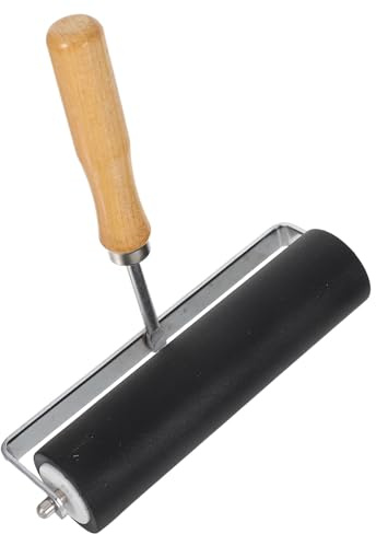 FUNOMOCYA Rullo in Gomma Dura per Stampa Strumento Multisuperficie per Progetti Artistici DIY su Rullo per Inchiostro Facile da Pulire e Manutenere per Artigianato e Pittura