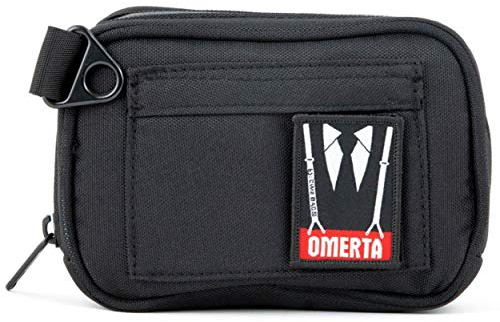 DIME BAGS Odor Sealing Padded Pouch, Carbon-Lined Smell Blocking Bag with Protective Interior for Glass & Gear, Water-Resistant Exterior, Low-Profile & Discreet (7 Inch, Black)