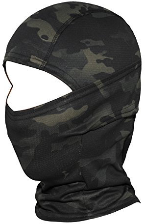 WTACTFUL Camouflage Taktisch Sturmhauben, Gesichtshaube, Skimaske, UV-Schutz, Motorrad und Fahrrad Gesichtsmaske, Balaclavas für Herren/Damen SP-01