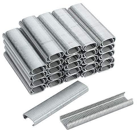 Proster Grapas para Malla Cierre de Anillo Tipo C de Acero Galvanizado 2500 Pcs Grapas Clips Hogrings para Redes de Malla y Vallado Jaulas de Mascota