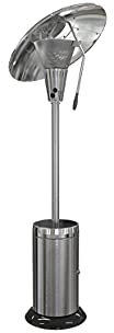 Sahara X13 Heat Focus Patio Heater, Stainless Steel with Black Trim