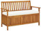 puraday Garten Aufbewahrungsbank Akazienholz Massiv 120 x 63 x 84 cm Truhenbank mit Stauraum Gartenbank Holz Sitzbank Outdoor Sitztruhe mit Stauraum Outdoor Gartentruhe Sitzbank Truhenbank Holz