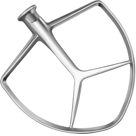 LETOMS Flat Beater for KitchenAid 7QT Bowl-lift Stand Mixers, Stainless Steel Paddle Accessories for Kitchen aid, Dishwasher Safe