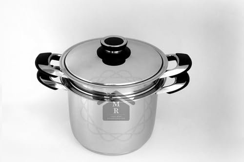 SPAGHETTIERA MASTER 3 Pz. PENTOLA CESTELLO COPERCHIO ACCIAIO INOX 18/10