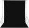 SEDGEWIN 3x3.9M Hintergrund Fotografie Fotohintergrund Schwarz fur Fotostudio Nicht Reflektierend Polyester Schwarzer Stoff Screen Backdrop Foto Hintergrund für Video Fernsehen(Nur Hintergrund)