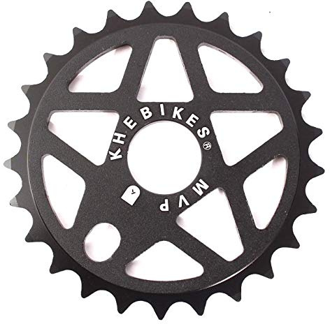 KHEbikes KHE W114 BMX Chain Ring 25 Teeth 7005 Aluminium Matt Black Thickness 5 mm CNC Only 56 g