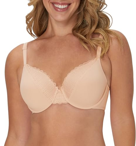 Maidenform womens Comfy Soft Full Coverage Underwire 09404 T Shirt Bra, Sandshell, 34D US