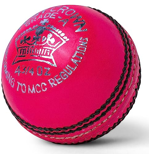 Zipper Junior Cricket Ball, Hand-Stitched Leather Youth Cricket Balls 4.75oz Weight