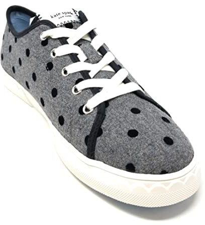 Kate Spade Women's Vale Sneakers (Velvet Grey Black Glitter, us_Footwear_Size_System, Adult, Women, Numeric, Medium, Numeric_8_Point_5)
