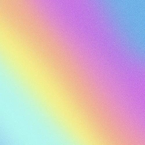 Lifetree Frosted Window Film Privacy: Opaque Glass Film for Glass Windows Static Cling Self-Adhesive Sun Blocker Window Frosting Film for Home Office Bathroom (Rainbow, 44.5 * 200cm)