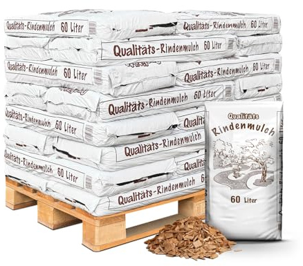 Qualitäts Rindenmulch 24 x 60 L