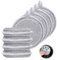 Lvefyti 8 Stück Multipurpose Wire Dishwashing Rags, Mehrzweck Draht Geschirrspüllappen, Putzlappen Spültücher für Nass und Trocken, Wiederverwendbar Küche Topfreiniger Putzlappen
