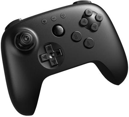8Bitdo 64 Bluetooth Controller for Analogue 3D, Switch, Windows, and Android (Black)