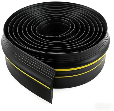 AggSound Garage Door Threshold Seal 20FT, PVC Bottom Strip, DIY Cut to Fit