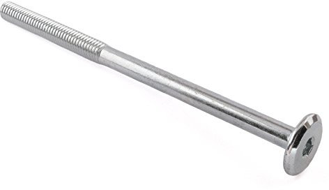 SD Products FCB6100ZP-25 Möbelverbinderschrauben, Zink, M6 x 100 mm, 25 Stück