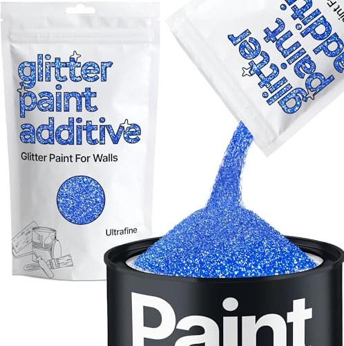 Hemway Sapphire Blue Glitter Paint Additive Ultrafine 100g Adding Sparkle