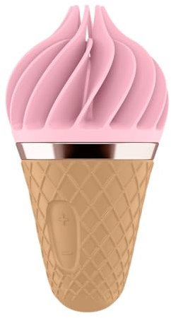 Satisfyer Sweet Treat Klitoris-Vibrator | Auflegevibrator mit 11 Rotationsprogrammen | Wasserdichtes (IPX7) Sex-Spielzeug für Frauen | Aufladbar mit USB-Kabel | In Pink