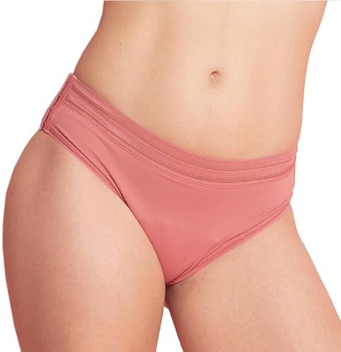 Beppy Bragas menstruales 2 Unidades | Ropa Interior Menstrual para Flujo Medio o Leve | Calzones absorbentes Coral (L)