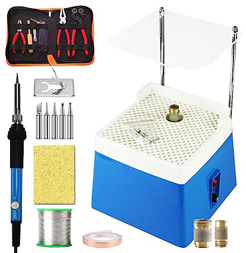 ZHJOPP Mosaic and Stained Glass Crafting Tool Set - All-in-One Starter Kit with Grinder, Glass Cutting and Soldering Iron - Ideal for Beginners