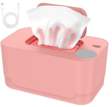 Calentador de toallitas: calentador de toallitas para niños, dispensador de calentaador de pañales, temperatura constante que brinda calor relajante | Ideal para cambios nocturnos, guardería, hogar