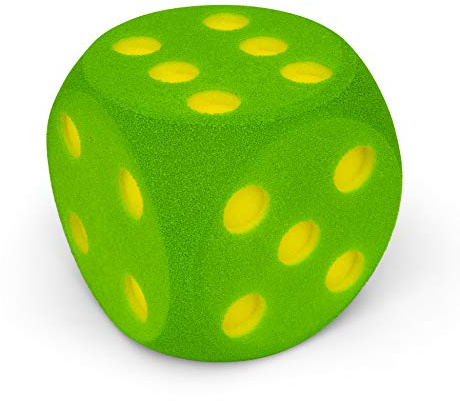 Volley cubo di Schiuma Morbida - 16 cm - Verde