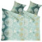 optidream 4 teilig Bettwäsche Set Mikrofaser 135x200 cm 80x80 cm Pusteblume Schmetterling Grün mit Reißverschluß 100% Microfaser