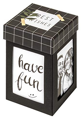 walther design Aufbewahrungsboxen schwarz 7,6 x 11 cm Fotogeschenkbox Surprise, Explosionsbox FB-280-B
