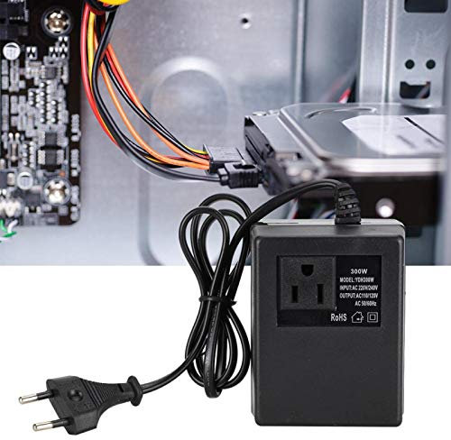 Adaptador de enchufe 300W Transformador de potencia Convertidor de voltaje AC 220V a 110V Adaptador de enchufe de la UE(EU plug)