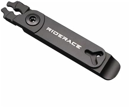 HOUSON Alicates multifuncionales de eslabones de cadena para bicicletas, herramienta 5 en 1 con ranura de almacenamiento, aluminio mecanizado CNC, peso ligero de 37 g