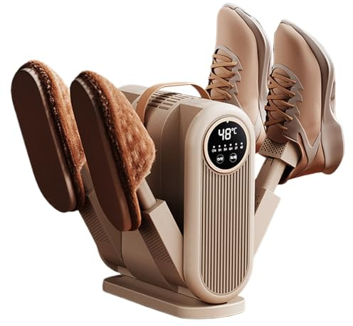 Sèche-Chaussures - Séchage Rapide Et Chauffage Pour Chaussures À Crampons Avec Minuterie Intelligente,Séchoir à bottes portable | Pour Maison Voyage Ski Sneakers Gants