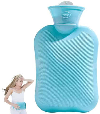 Vintervarmvattenflaska – bärbar varm handvärmare mini – 500 ml värmepåse | för och kalla kompresser, hand- och fotvärmare, perfekt för menstruationsproblem
