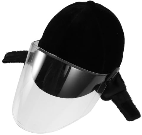 SHINEOFI Casque D'équitation Noir en Velours et Plastique, Protection Complète, des Impacts, Simple et Élégant, pour Hommes et Femmes, Équitation et Sports Équestres