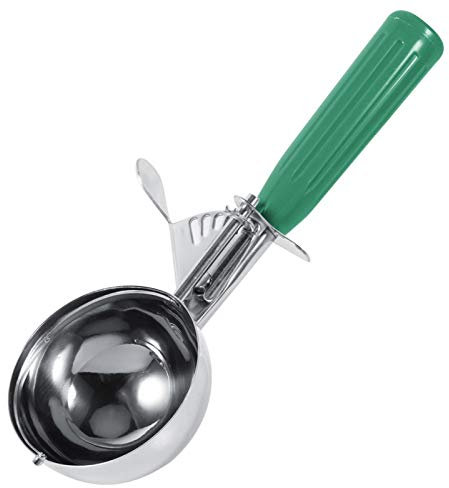 Fydun Paletta per Gelato Cucchiaio per Biscotti Cucchiaio per Gelato Paletta per Gelato Pastella per Alimenti Dispenser per Cupcake Home Restaurant Utensile da Cucina(6.5CM-Verde)