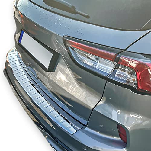 Recambo | Protector de Parachoques trasero | Compatible con Ford Kuga III | a partir de 2019 | Acero Inoxidable Cromado | Protección borde de carga