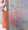 Cinbee 3D Fensterfolie Selbsthaftend Regenbogen Folie Fenster Blickdicht Dekorfolie Bunt (Bruchglas, 90x200)