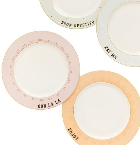 YVONNE ELLEN Slogan Dinnerware Range (Slogan Dinner Plates)