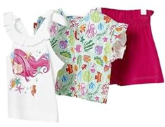 Mayoral Shorts-Set 2 T-Shirts für Baby - Mädchen Orchidee 12 Monate (80cm)
