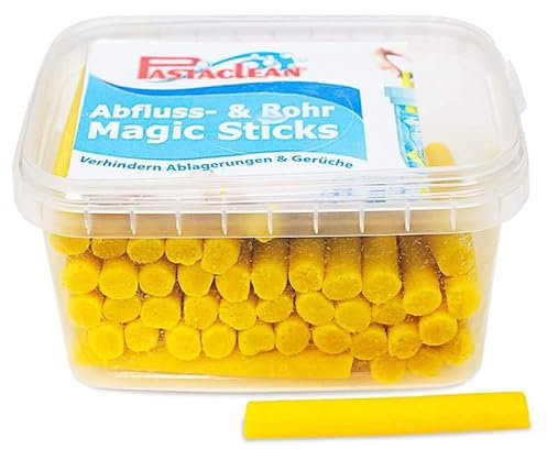 Pastaclean® Abflussreiniger Sticks, Enzymreiniger für verstopfte Rohre im Bad, Dusche & Küche, Schützt vor Rohrverstopfungen, Entfernt Gerüche, für alle Rohrsysteme, 24tlg.