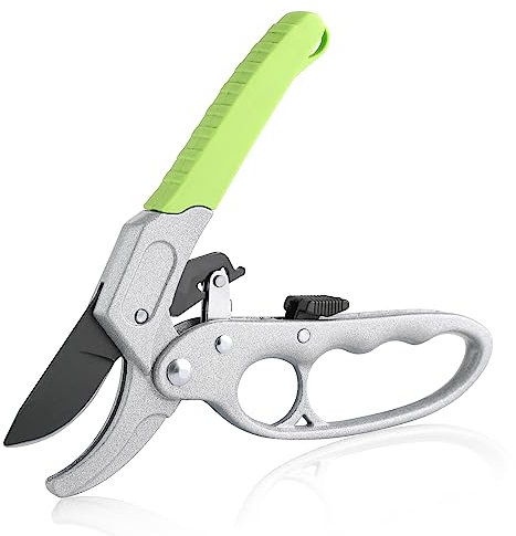 SPEEDWOX sécateur à cliquet tondeuses de jardin travail 3 fois plus facile ciseaux de jardin outils de jardinage pour les femmes outils et amélioration de la maison ciseaux de jardin cadeaux de