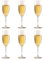 6 PCS Classic Champagne Flutes Premium 6 Ounce Stemmed Champagne Glasses Crystal Clear Sparkling Wine Glasses Ideal for Celebrations and Special Occasions Perfect for Champagne and Wine Lovers